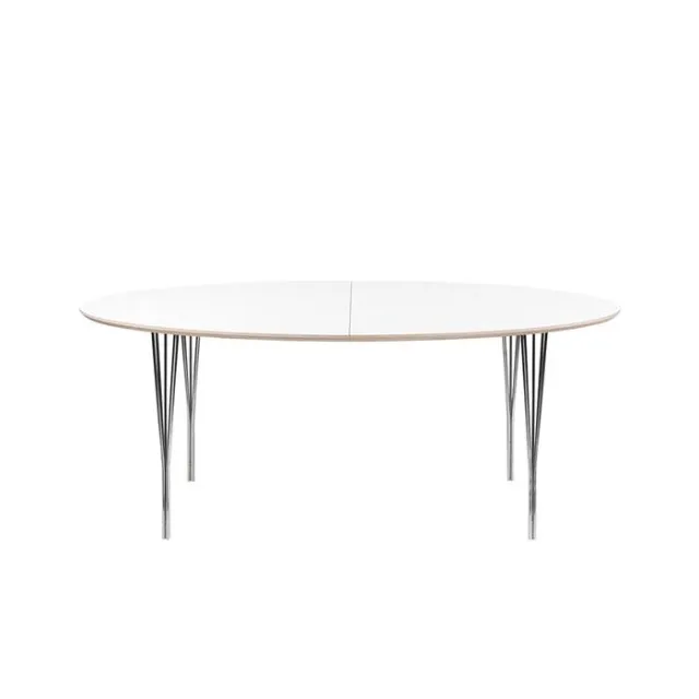 Haslev Symphony 76 spisebord - laminat/splitben - 105 x 180 cm.