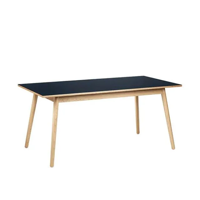 FDB Møbler C35B spisebord i eg/sort