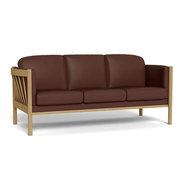 Erling Christensen Møbler Julie 3 personers lædersofa