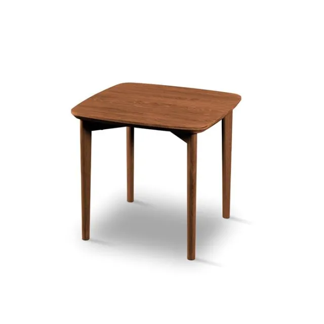 Skovby SM240 / SM264 sofabord - 54 x 54 cm - Bordplade i naturolieret valnød