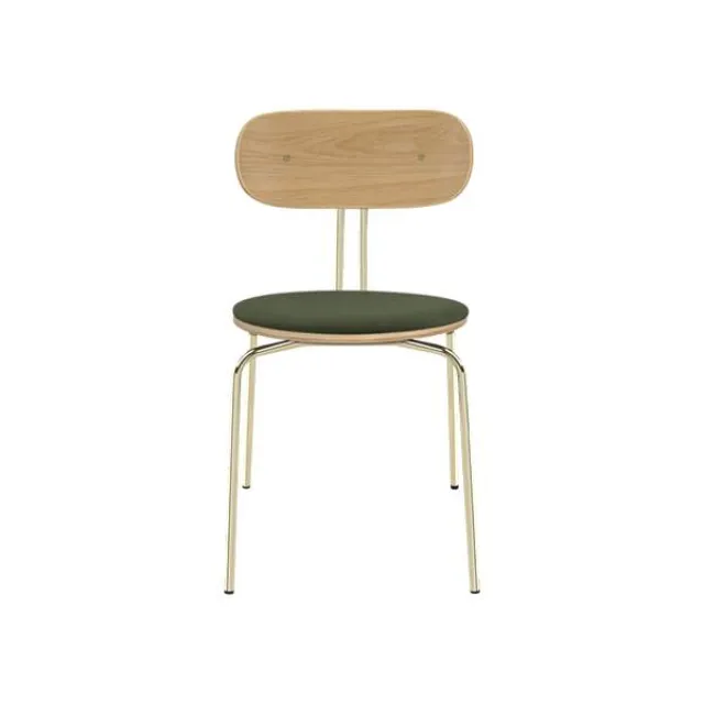 Umage Curious spisebordsstol - Messing stel / Racing Green