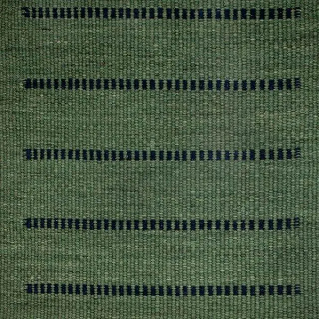 C Olesen C. Olesen Kelim tæppe - Mista Stripe - 140 x 200 cm - Cactus/Denim
