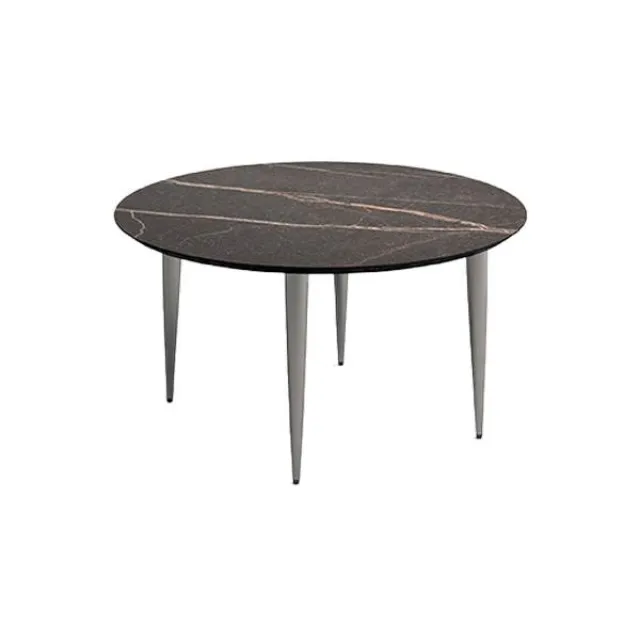 Thomsen Furniture - Katrine sofabord - Ø128 cm - Laminat - Bøg natur - 40 cm