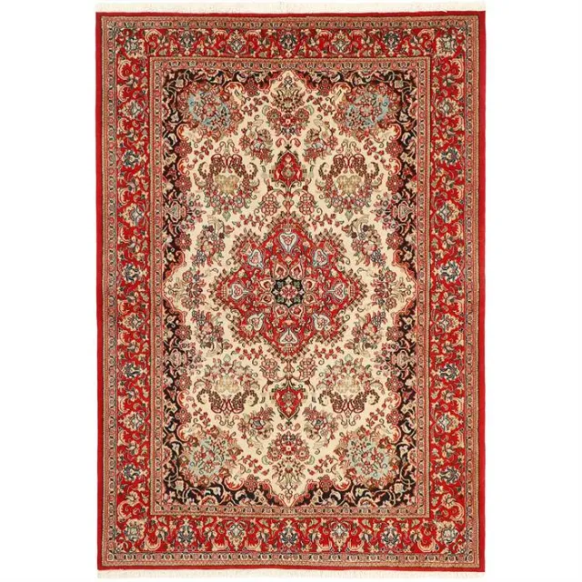 Reza Ægte tæppe Iran Ghom - 146x216 cm