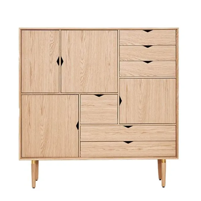 Andersen Furniture Unique highboard i hvid eg - lak