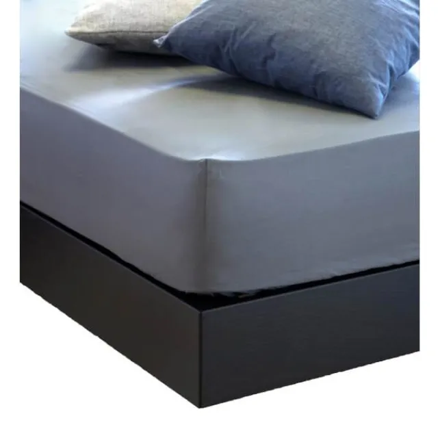 Erling Christensen Møbler HMT Percale faconlagen - Mørk grå - 200x200 cm.