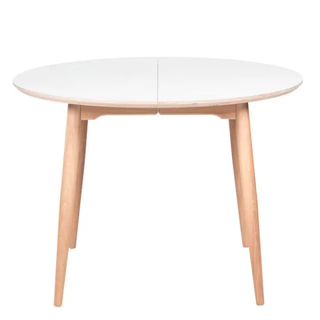 Haslev Symphony 92 rundt spisebord - laminat/træstel - Ø120  cm.
