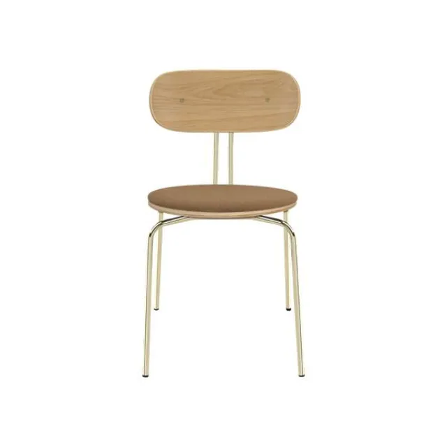 Umage Curious spisebordsstol - Messing stel / Caramel