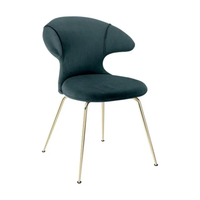 Umage Time Flies spisebordsstol - Messing stel / Quantum Blue
