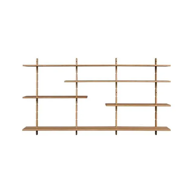 PBJ Designhouse PBJ Moore 02 reol - Lakeret sort eg