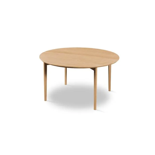 Skovby SM243 / SM265 sofabord - Ø 99 cm - Bordplade: Massiv olieret eg