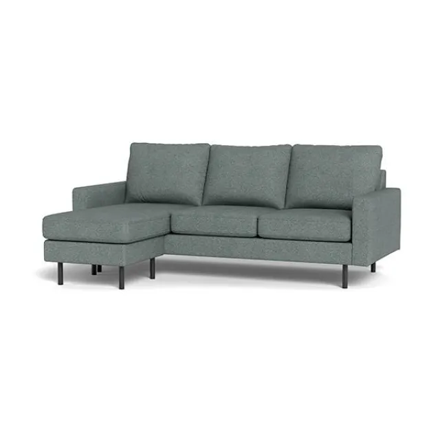 Erling Christensen Møbler Sindal 3 pers. sofa med chaiselong