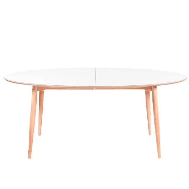 Haslev Symphony 76 spisebord - laminat/træstel - 105 x 180 cm.